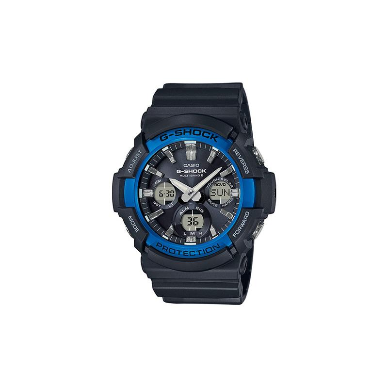 

Casio G-SHOCKG-SHOCK Classic Series Solar Radio Waves Fashionable Waterproof Movement Quartz Movement Resin Strap Japanese and Korean GAW-100B-1A2ER чёрный