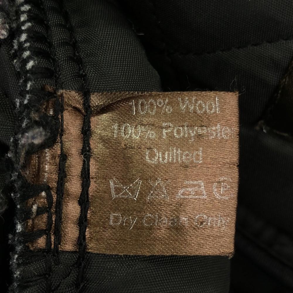 MACKINTOSH SCOTLAND Wool 100% Quilted Coat 34 Dark Gray Women Used