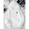 New Hoodies with Different Moon Prints, Front and Back Printed Hoodies Casual and Fashionable Y2K Women's Clothing High Street