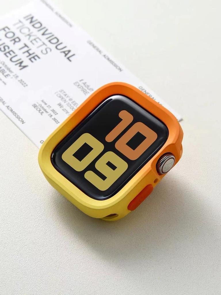 Bumper Soft Silicone Case For Apple Watch Ultra 11 10 9 8 7 6 SE 5 Anti-drop Shockproof Matte Cover For iwatch 49mm 41mm 42mm 46mm 40mm 44mm 45mm