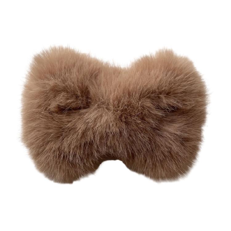 Lovely Hairpin Plush Bowknot Shape Hair Barrettes Girls Braids Bangs Hair Clip