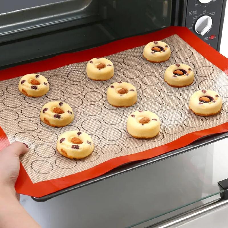 Macaron Silicone Baking Non Stick Mat Cookie Pad Rolling Dough Mats Baking Gadget for Oven Sheet Cake Bakeware Kitchen Tools