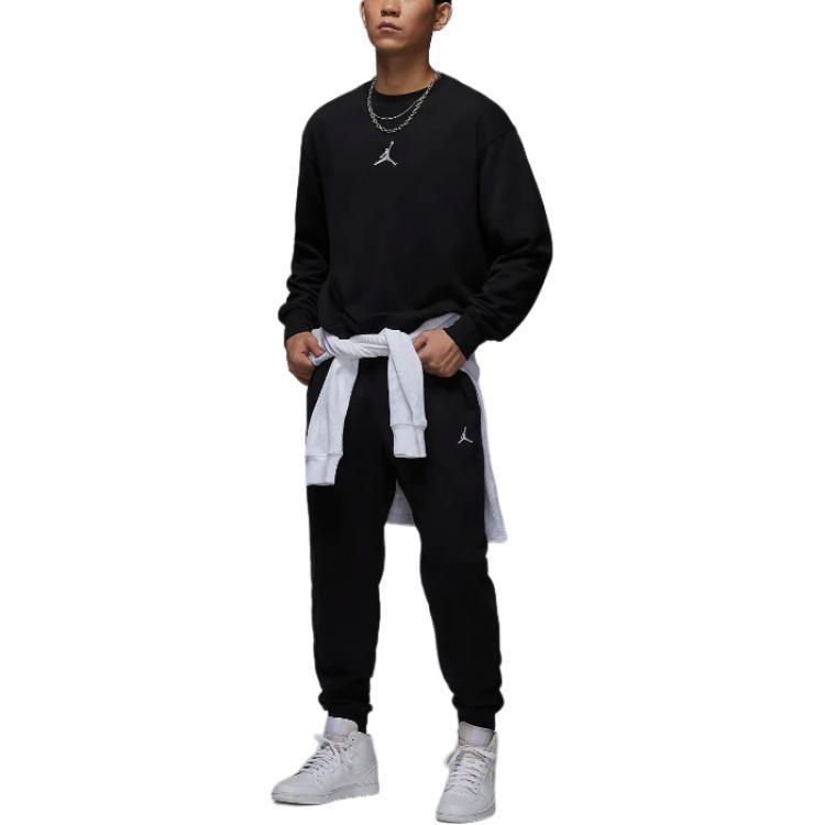 Jordan Brooklyn FleeceJumpman Sweatshirt Men's Black HV1751-010
