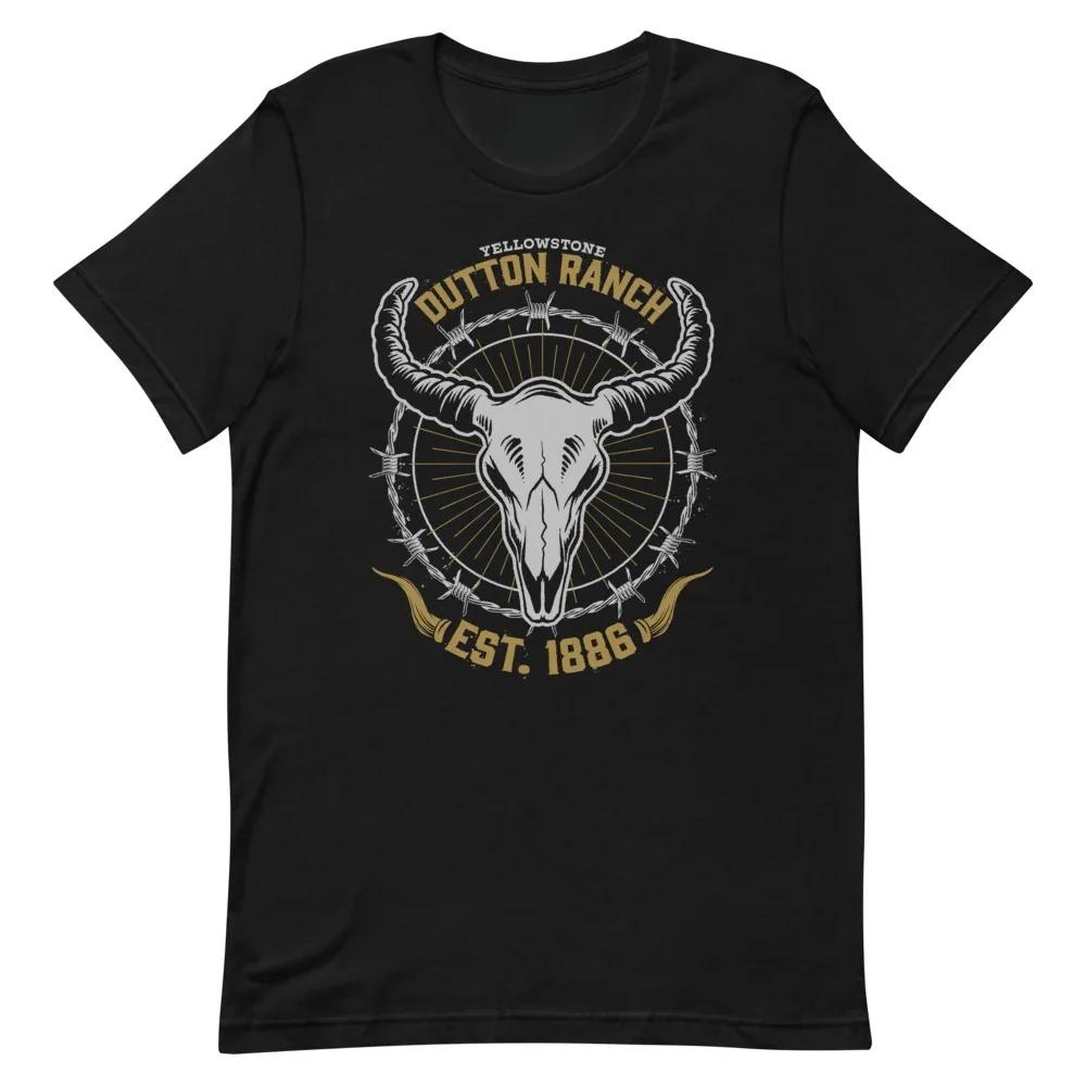 2026 New American drama Yellowstone Dutton Ranch unisex T-shirt, summer High-Quality Men's women's fashion graphics Polyester shirt