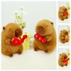 Soft Plush Animal Kapibala Doll Simulation Capybara Plush Stuffed Toy  Kids Gifts