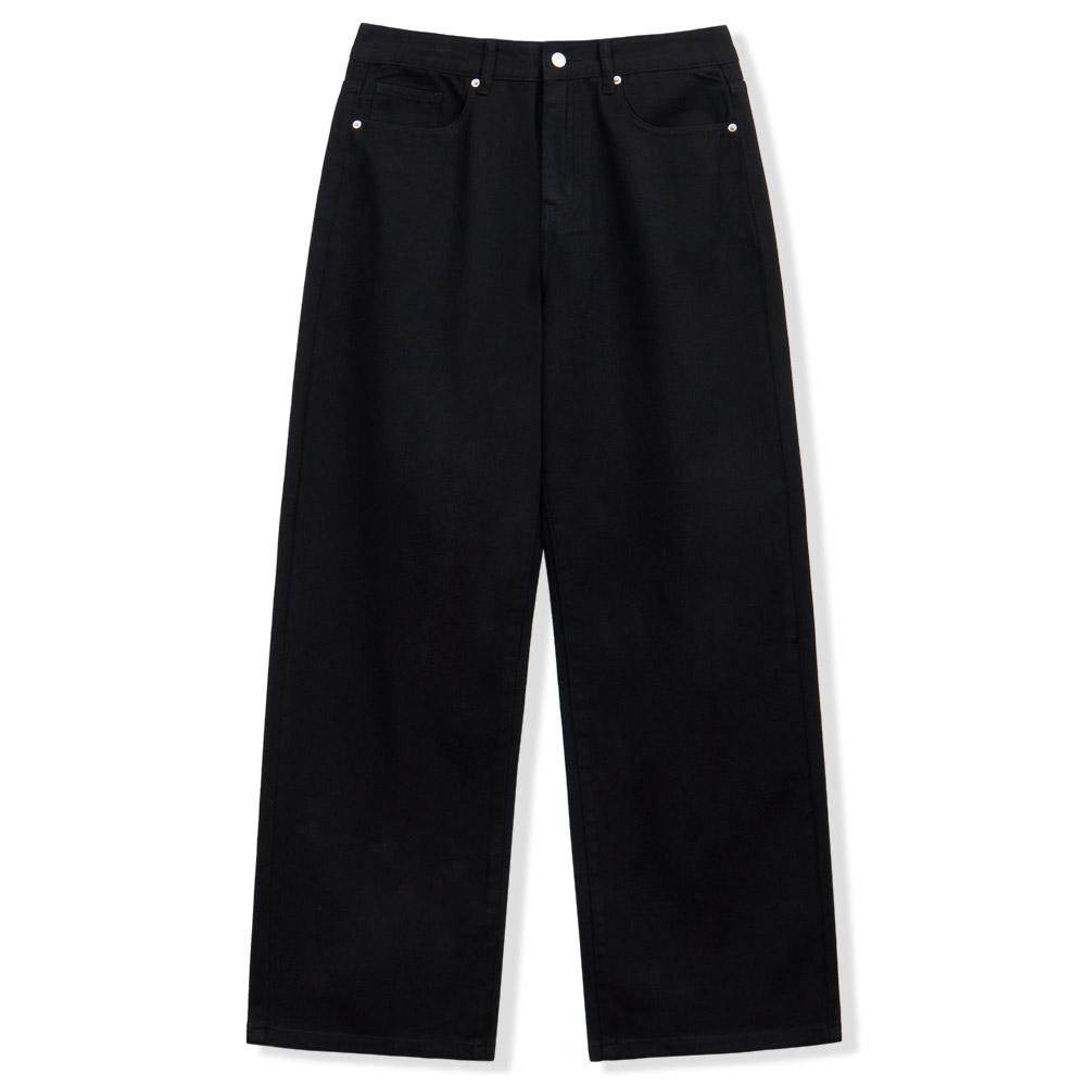 Nasyujeueol Normal Washed Cotton Pants_[Black]