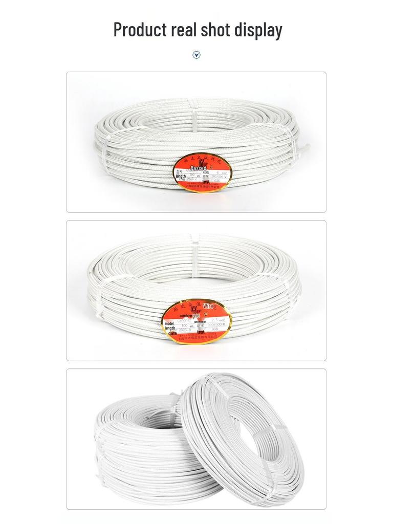 Mica High-Temperature Cable, Electromagnetic Heating Wire, 0.5-25 sq mm, Customizable