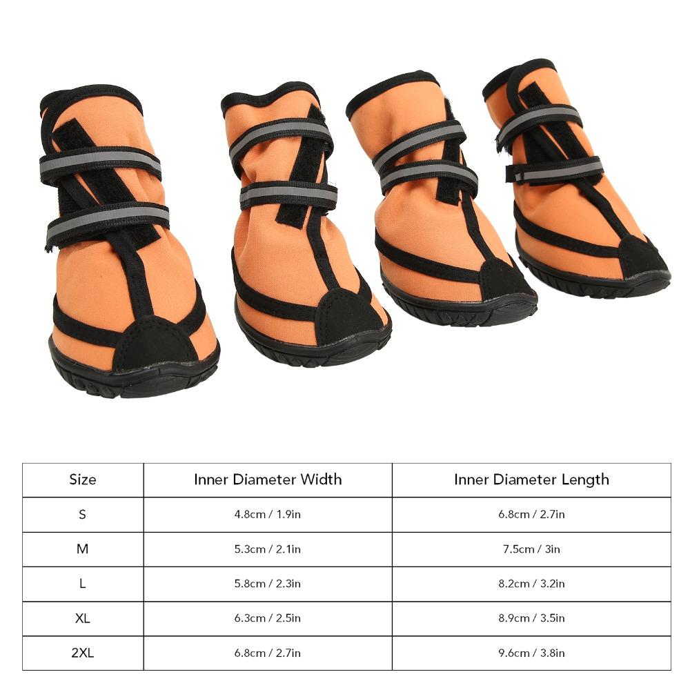 Soft Sole Dog Shoes Adjustable Strap Dog Anti-slip Paw Shoes Pet Rain Boots  Paw Protection