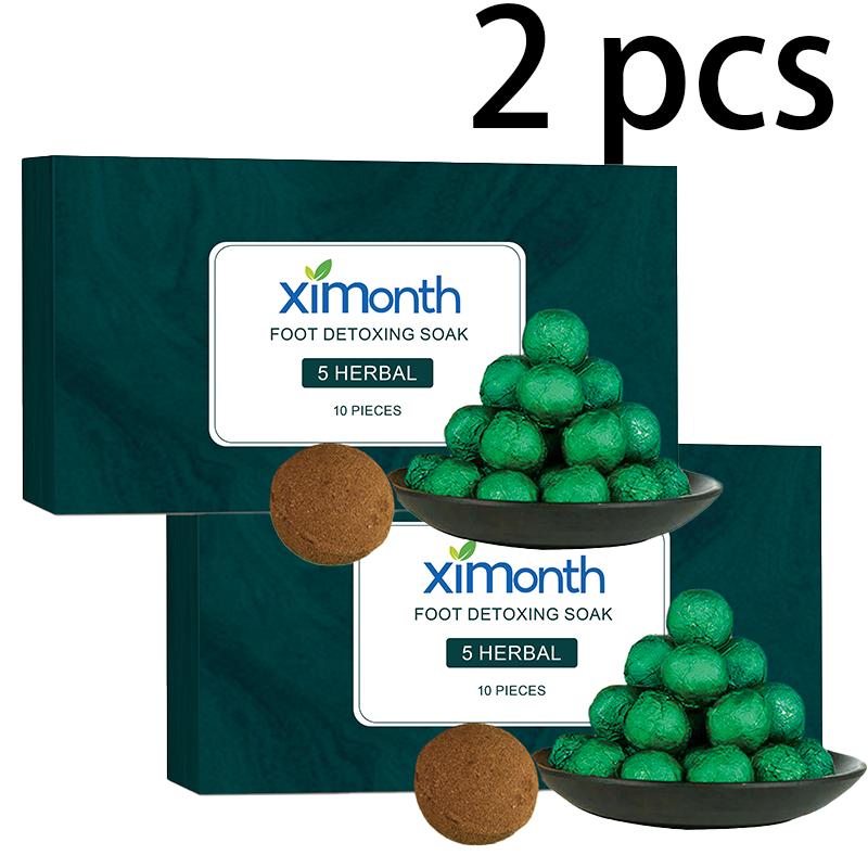 XIMONTH Herbal Soak Foot Bath Balls Herbal Ingredients Soothe Legs Moisturize Skin Foot Care