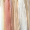1 Yard Brown Nude Nylon Tulle Fabric Super Soft Fine Mesh DIY Sewing Pageant Wedding Decoration Girls Birthday Dress Material