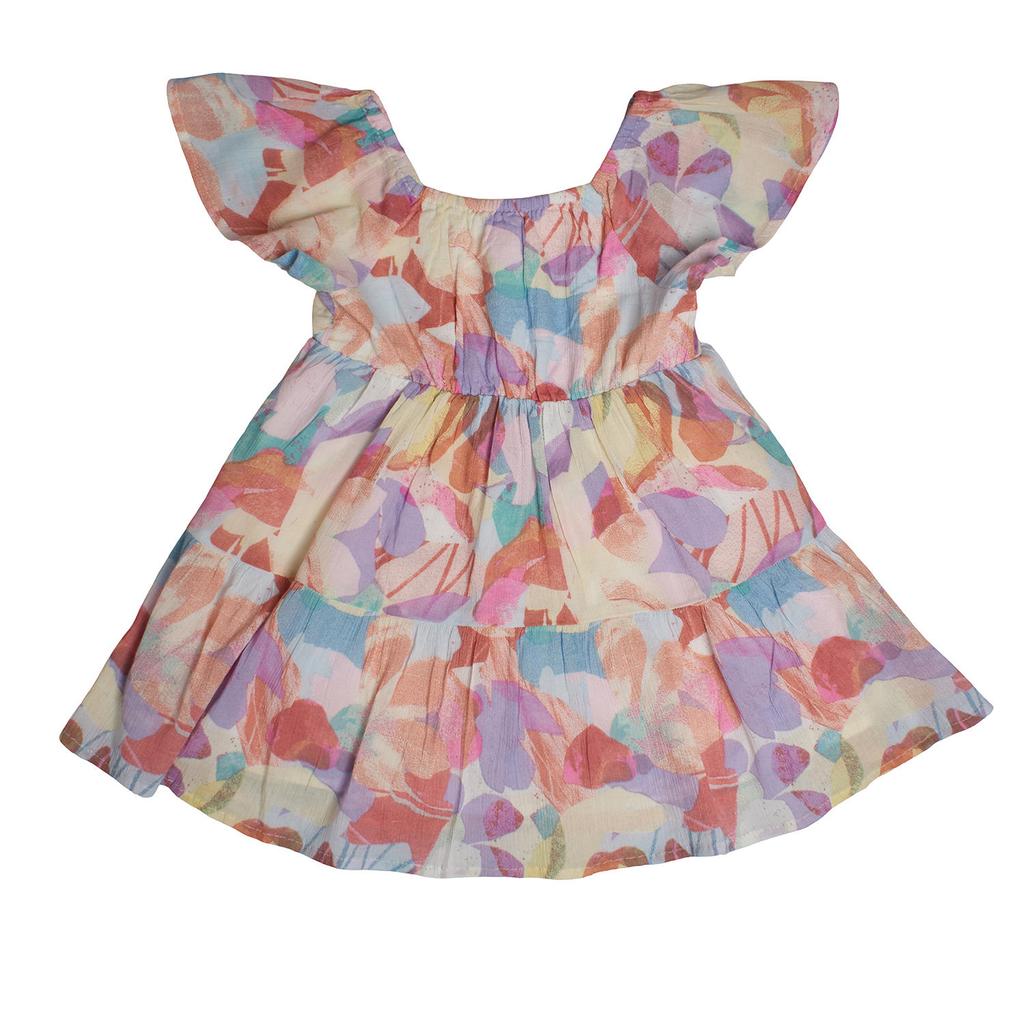 Vestido Manga Corta Floral 661758 para Niña