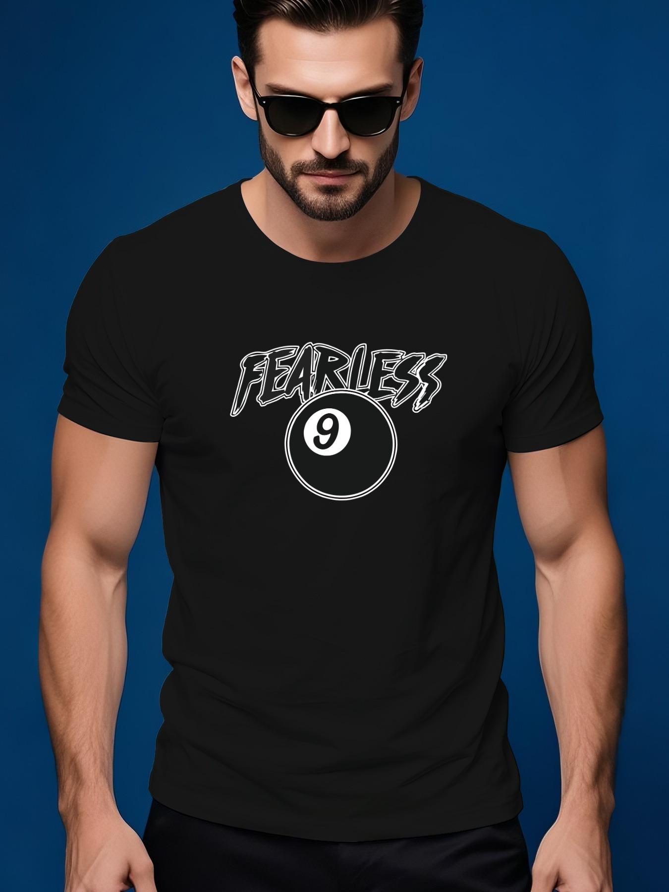 Fearless 9 Graphic Tshirt - Bold Yellow Casual Summer Tee... XXXL