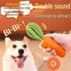 Hoopet Squeaky Carrot Dog Chew Toy