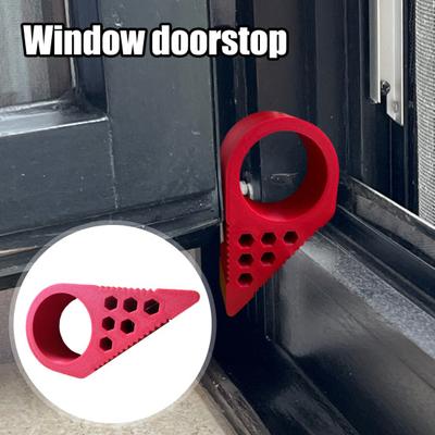 3D Printed Window Door Stopper Heavy Duty No-Tool Installation Multi-Functional Sliding Glass Windows Balcony Doors Anti-Slam Wedge