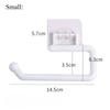 Kitchen Cabinet Hanging Shelf with Paper Roll, Towel Hanger, and Toilet Paper Holder Rack