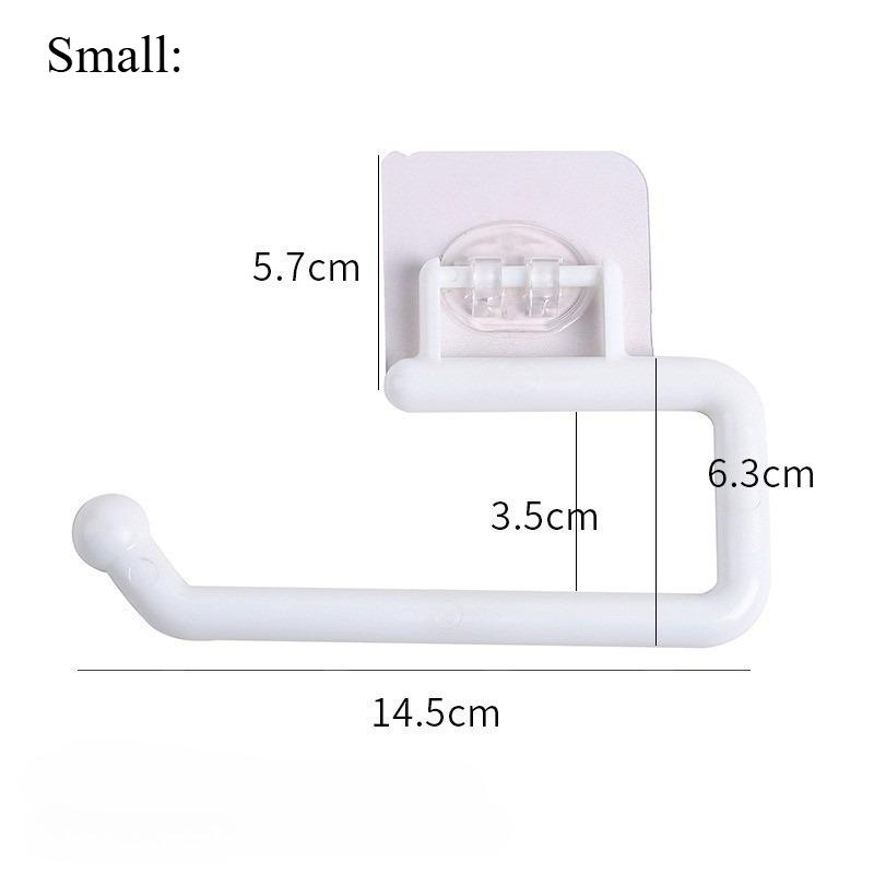 Kitchen Cabinet Hanging Shelf with Paper Roll, Towel Hanger, and Toilet Paper Holder Rack