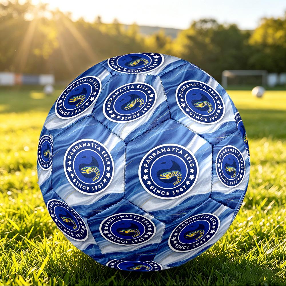 Parramatta Eels Size 5 Sports Training Ball Shock Absorbing Durable Ball For Match Daily Practice Outdoor Activities