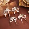 High-end Miyuki Zircon Bow Stud Earrings - Sweet & Fashionable Women's Jewelry