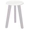 High Gloss White Table Top Ø 30 x 1.5 cm Wood Based Material