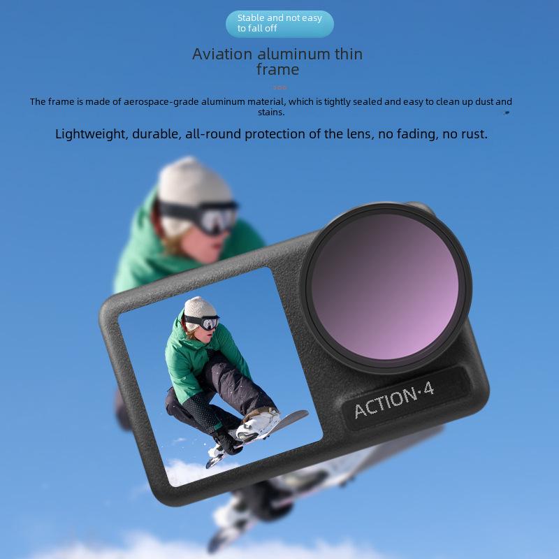 "JSR Universal Quick-Release Polarization CPL for DJI Action 3/4/5Pro"