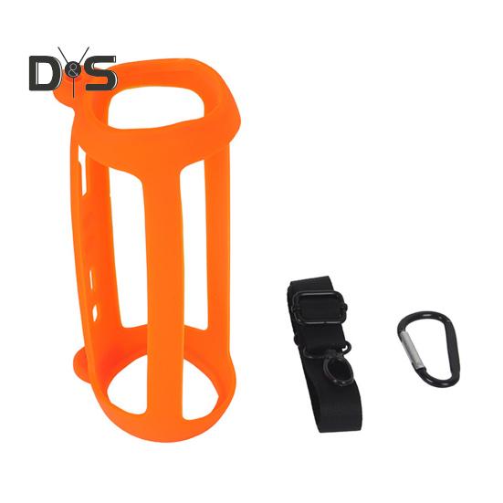 

Силиконовый чехол для динамика для JBL Charge 5, водонепроницаемый портативный Bluetooth-совместимый чехол для динамика, защитный чехол для переноски, мягкий чехол оранжевый