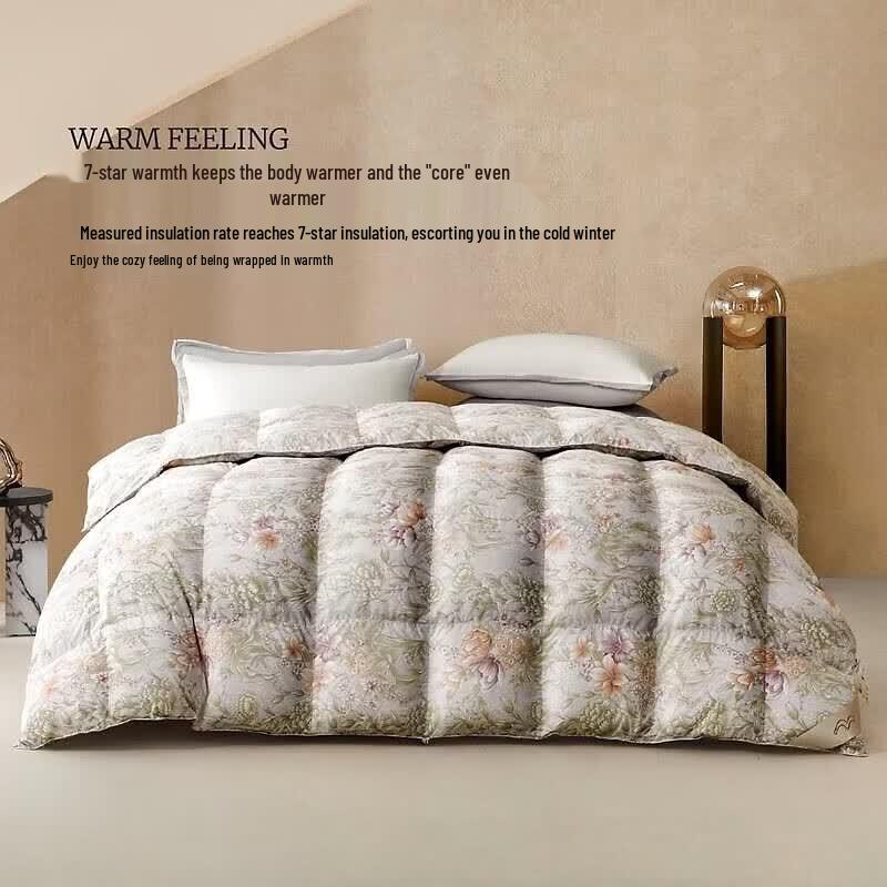 Mercury Home Textiles 90% White Duck Down Comforter
