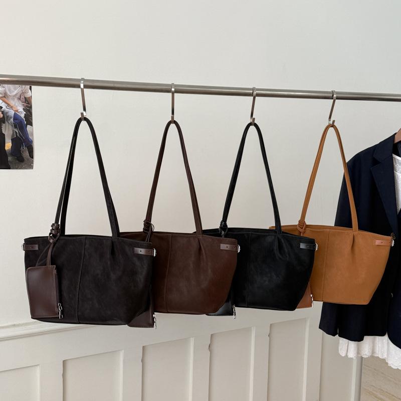 Bolsa Tote de Grande Capacidade, Bolsa de Ombro Único para Pendular, Bolsa de Mão Fashion, Bolsa de Axila para Pendular