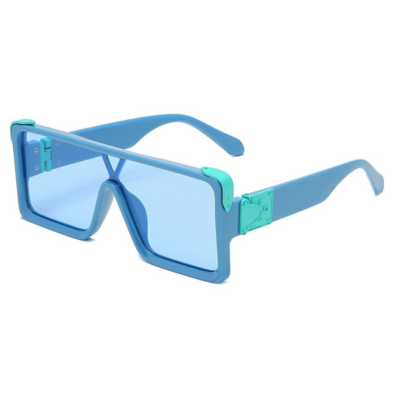 Fashion Oversized Square Sunglasses Men Lens Outdoor Tourism Sunscreen Sunshade Glasses Goggles non-polarized