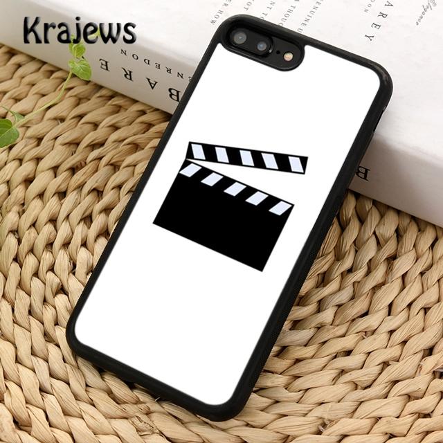 Krajews Film Movie Clapperboard Clapper Board Phone Case Cover For iPhone 17 Air 16 15 14 plus 11 12 13 pro max coque