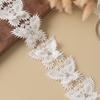 3D Butterfly Lace Trim Fabric Rhinestone Sewing Accessories For Wedding Dress Clothing Diy Crafts Supplies Flower Decor Ribbon