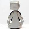 1pc Creative Resin Ornaments Anxiety Lying Robot Desk Decor Home Accessories