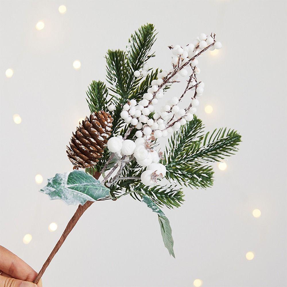 Home Decoration Simulation Red Berries DIY Accessories Christmas Cuttings  New Year
