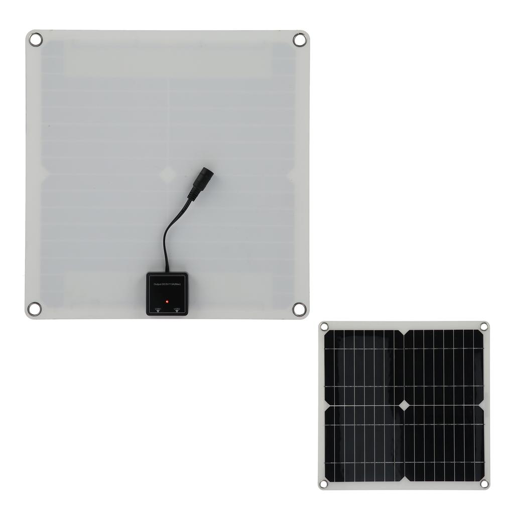 15W 18V Solarmodul Solarzellenmodul Ladegerätplatine für Innen Außen Auto Boote Zubehör