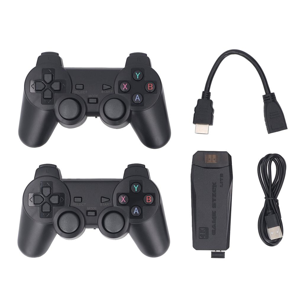 Bezdrátová retro herní konzole 4K duální 2,4 GHz 20 000+ her 9 emulátorů Retro video herní hůl s