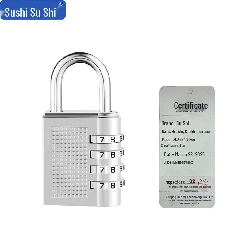 ZCA424 Four-Digit Zinc Alloy Combination Lock