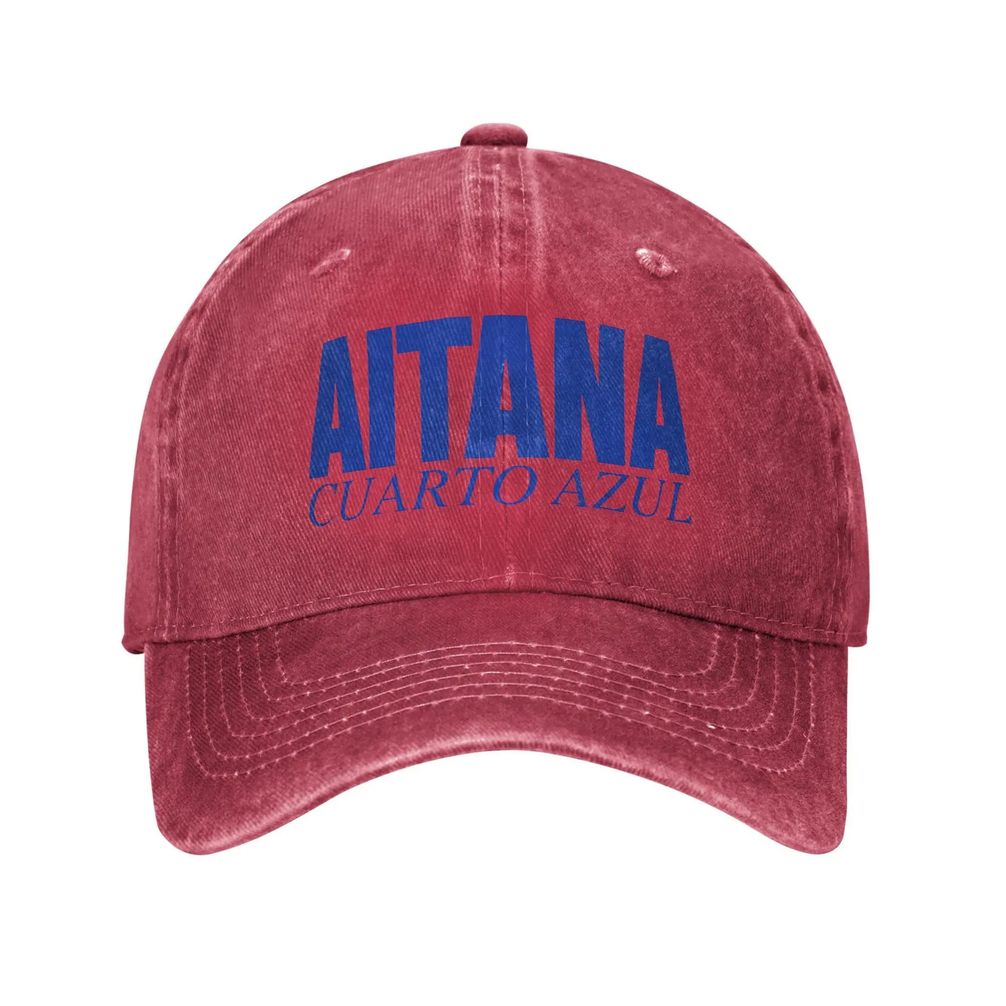 

Aitana CUARTO AZUL Tour Casual Baseball Cap Outdoor Sports Trucker Hat Summer High Quality UnisexTeens Baseball Caps One Size