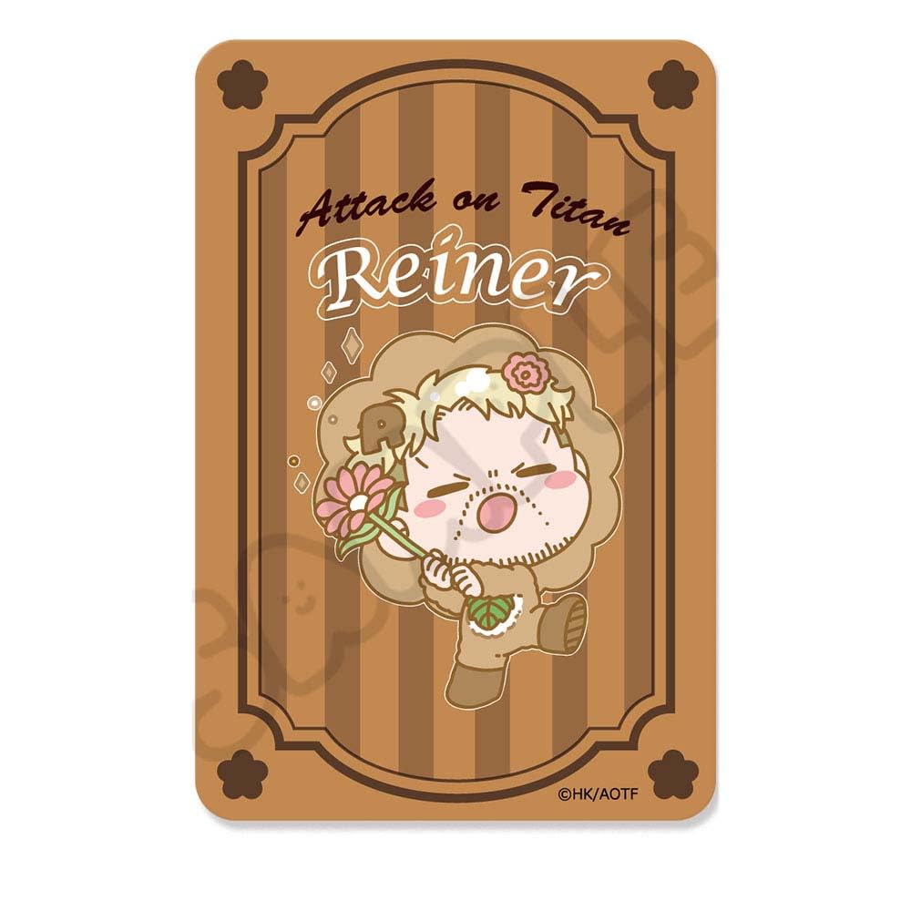 TV Anime on Titan The Final 14 Clear Card Sticker M SE "Attack Season" Vol. [Reiner]