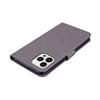 For iPhone 16 Pro Wallet Case Owl Flower Imprinted Rhinestone Leather Cover