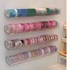 2 ks Páska PET Nástenný Priehľadný Obdĺžnikový Držiak na Pásky na Scrapbooking Úložný Stojan na Výstavu Potrieb pre Scrapbooking Umenie a Remeslá
