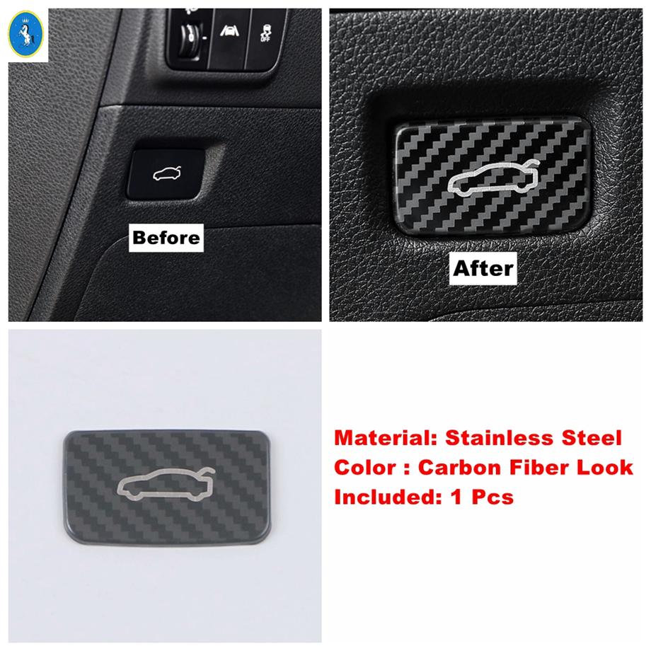 Kohlefaser Auto Armaturenbrett Luft AC / Türschale / Luftbeleuchtung Steuerung Dekorationspanel Abdeckung Zierleiste Für KIA Optima K5 GT