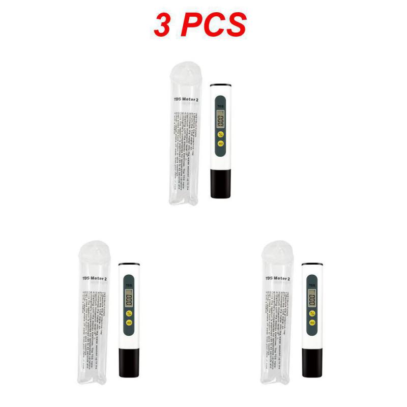 1~10PCS Meter Digital Water Tester 0-9990ppm Drinking Water Quality Analyzer Monitor Filter Rapid Test Aquarium Hydroponics