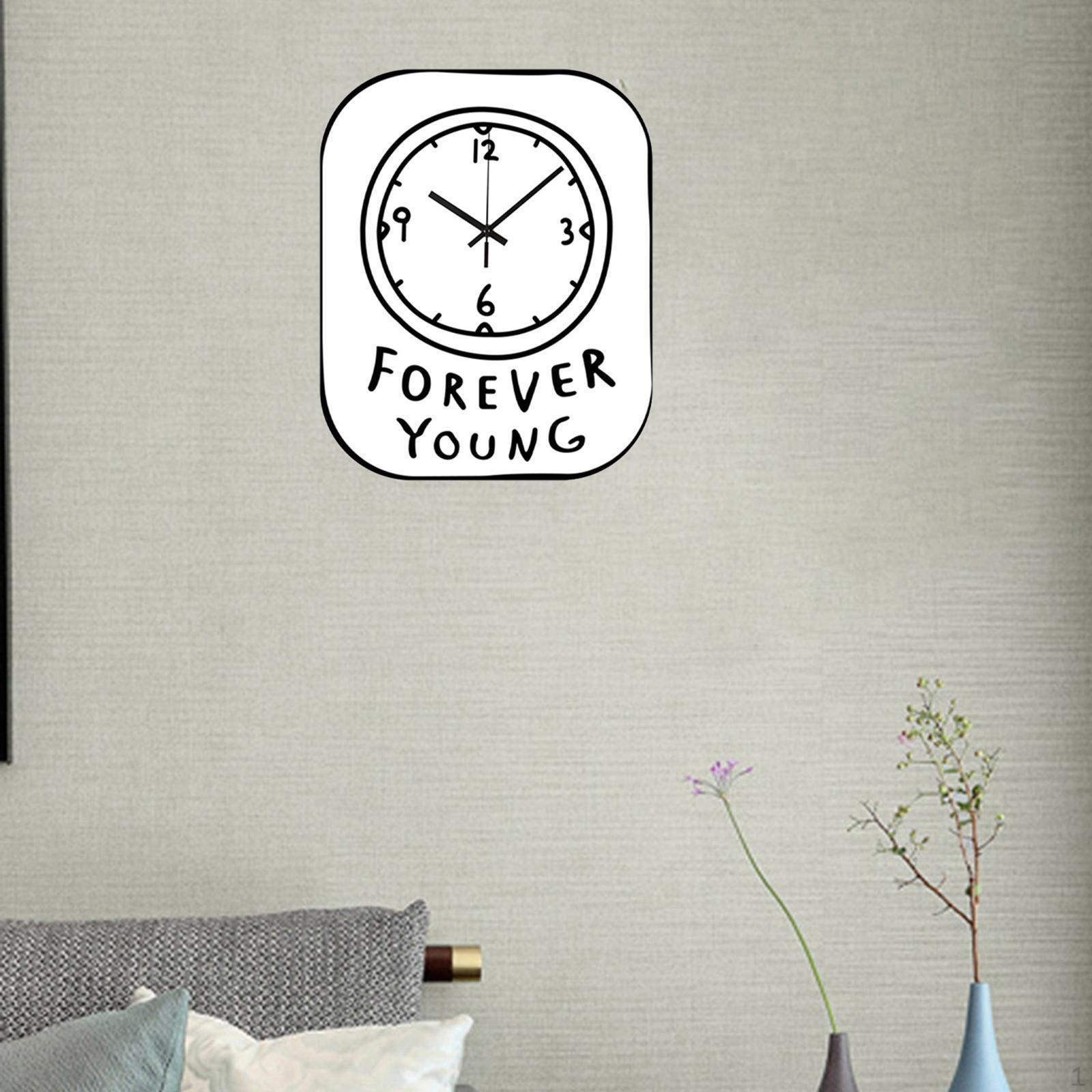 

Акриловые часы для стены, спальни и офиса style C