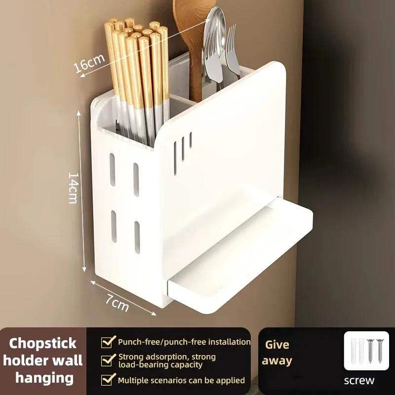 Estante Montado en Pared Estante de Almacenamiento para Especias Accesorios de Cocina Estante Soporte para Cuchillos de Cocina Colgador Estante Organizador de Estantes