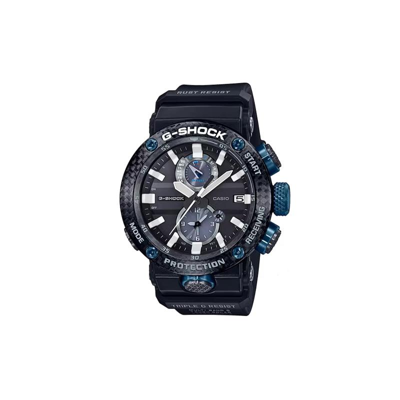 

Casio G-SHOCK GRAVITYMASTER 200 meters waterproof solar quartz movement carbon fiber strap Japanese and Korean watch men s watch GWR-B1000-HT1A1JF чорний
