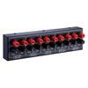 1 In 4 Out Amplifier And  Source Signal Distribution Panel Single  Input 300W Per Channel Losslessly