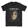 Silent Hill Horror Game Printed Pure Cotton Tshirt Trendy Retro Dark Thriller Style Personalized Wearing Pure Cotton Tee Unisex