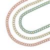 Hip Hop Cuban Chain Necklace 7mm Drip Oil Design Micro Pave Zircon Mens Streetwear Jewelry