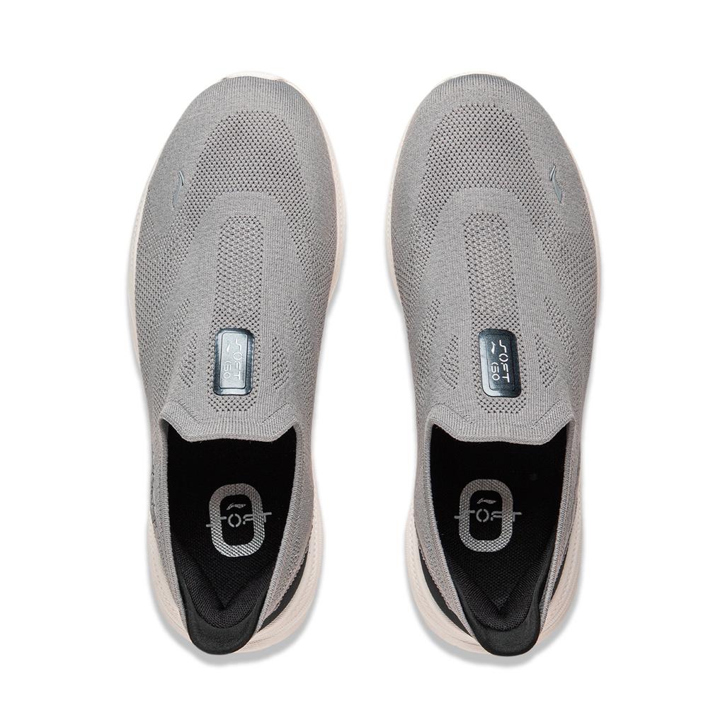 Li Ning SOFT GO 2 Prodyšné Odvádějící vlhkost Nízké Ležérní boty Pánské Šedé AGLV017-10