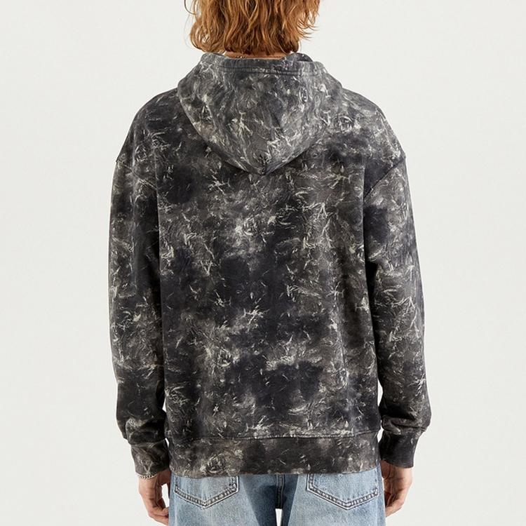 Levis Tie-Dye Casual Hoodie Men Hoodies Black 38410-0001