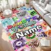 Custom Name Personalized Dandy's World Print Carpet, Versatile Home Decor Rug, for Playroom, Apartment, Balcony, Entryway, Hallway Gift